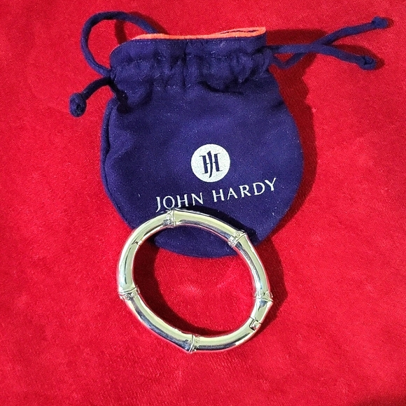 John Hardy Silver Bambo Bangle Bracelet - Picture 7 of 10